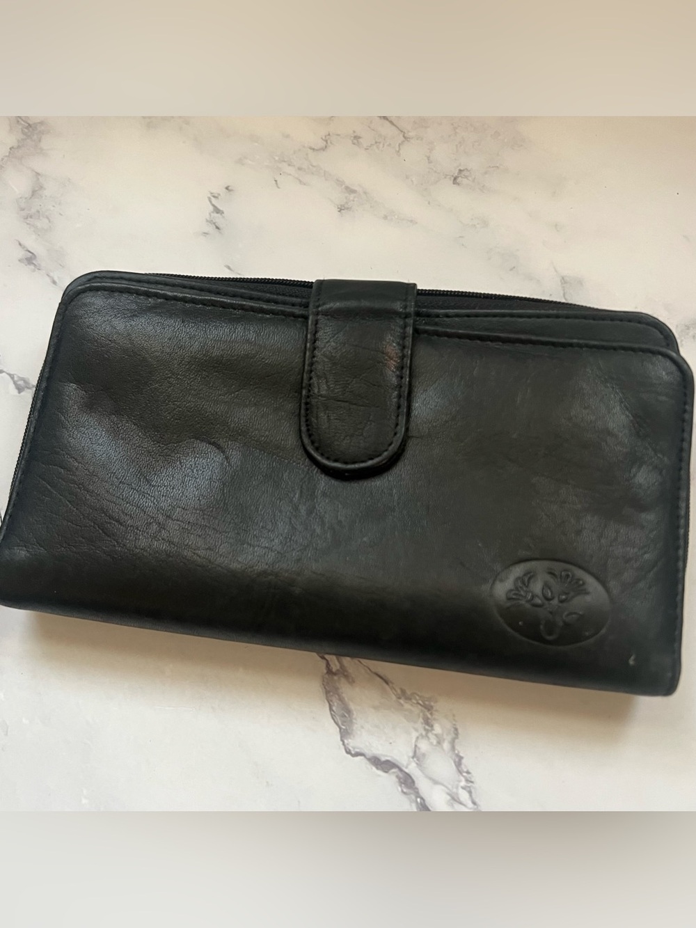 Buxton leather wallet black